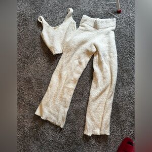 SKIMS Cream Cozy Pajama Set